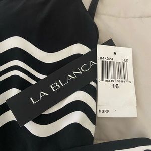 La Blanca Swimsuit black & white